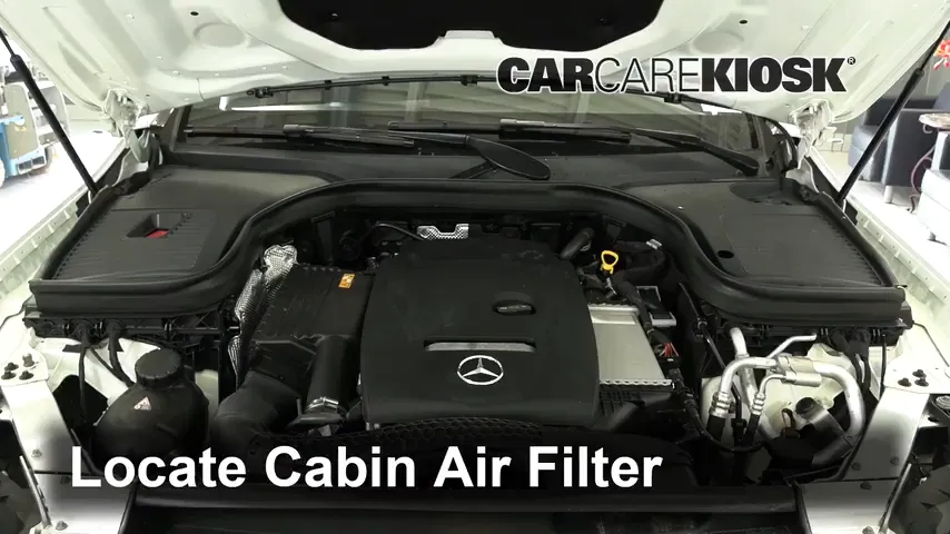 2018 Mercedes-Benz GLC300 4Matic 2.0L 4 Cyl. Turbo Air Filter (Cabin) Replace